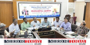 কুমিল্লায় সংবাদকর্মীদের নিয়ে টাইফয়েড টিকাদান ক্যাম্পেইন বিষয়ক কর্মশালা