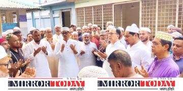 যুবদল নেতা সাজ্জাদ হোসেনের পিতা মোহাম্মদ আলী আকবরের দাফন সম্পন্ন